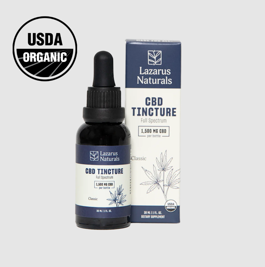 Lazarus Naturals Organic CBD Tincture 50mg/ml