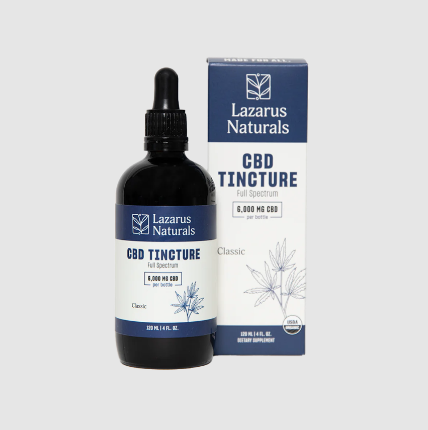 Lazarus Naturals Organic CBD Tincture 50mg/ml