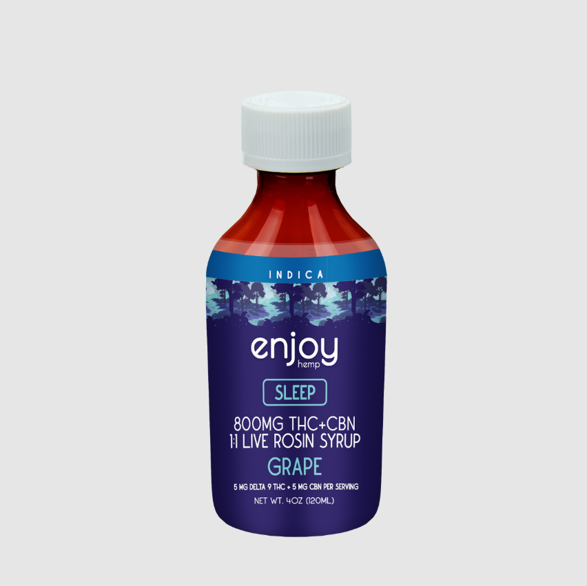 Enjoy Live Rosin Delta 9 THC Syrups 800mg