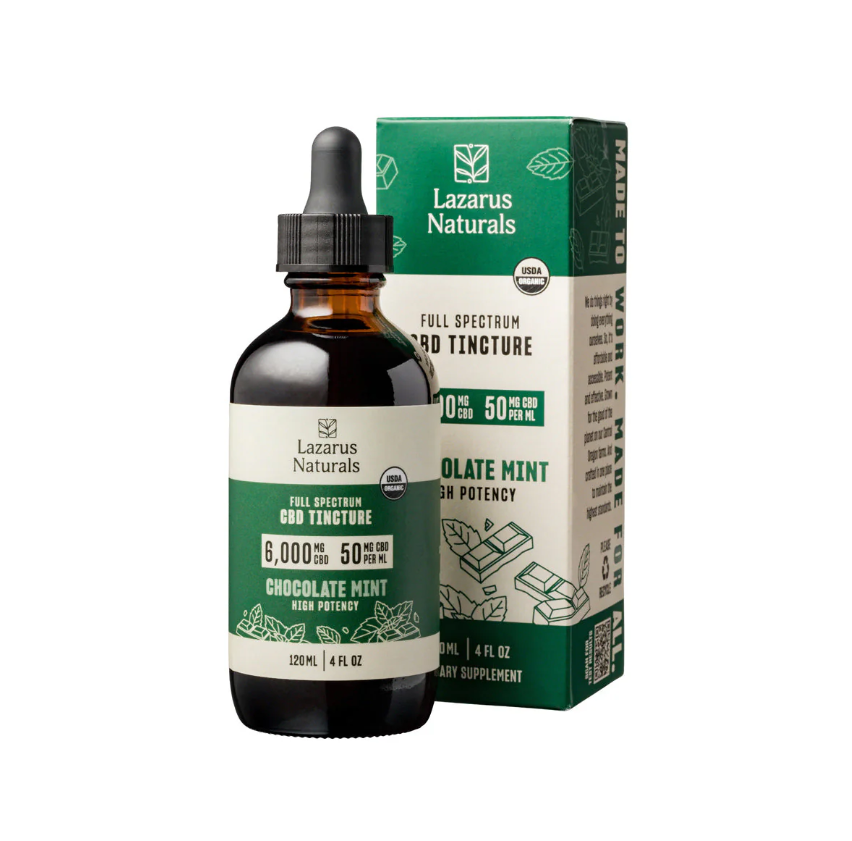 Lazarus Naturals Organic CBD Tincture 50mg/ml