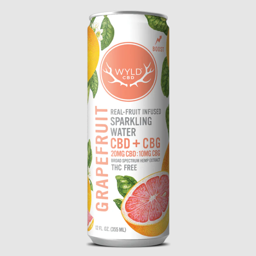 Wyld Grapefruit CBD:CBG Sparking Water THC-Free