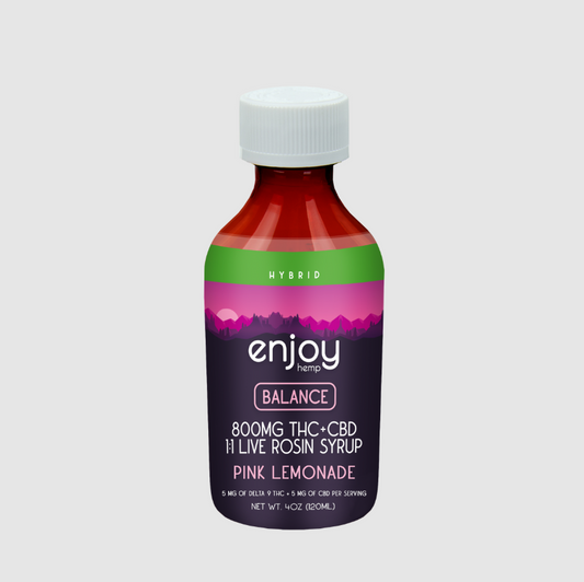 Enjoy Live Rosin Delta 9 THC Syrups 800mg