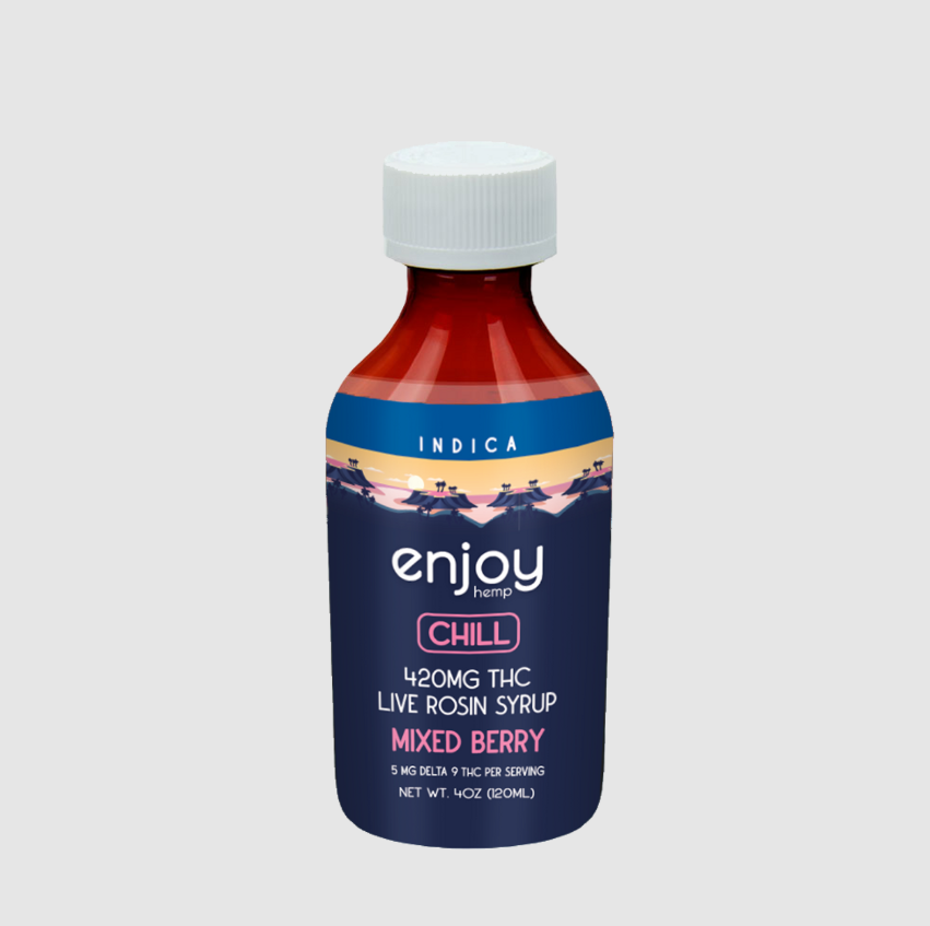 Enjoy Live Rosin Delta 9 THC Syrups 420mg